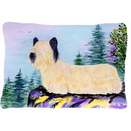 MICASA Skye Terrier Indoor & Outdoor Decorative Fabric Pillow 12 x 16 in. MI891810